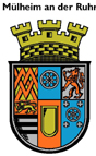 Wappen der Stadt Mülheim an der Ruhr (Lange Beschreibung auf einer Extra Seite)